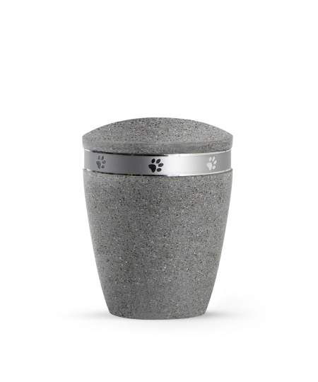 Urne Edition Horus, Steinoptik, Pfotenband