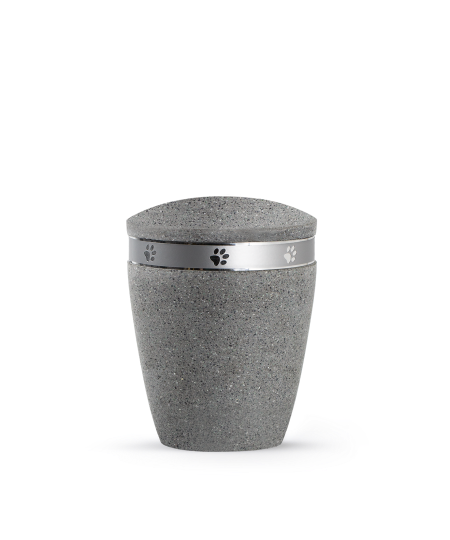 Urne Edition Horus, Steinoptik, Pfotenband