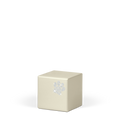 Metallurne Würfel Pfote aus Kristallsteinen