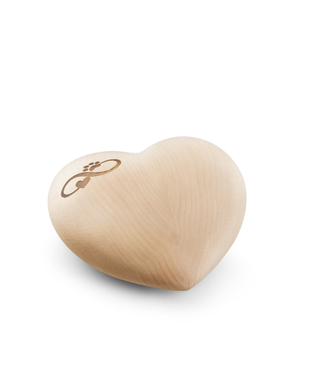 Holzurne Edition Seelenherz Lindenholz