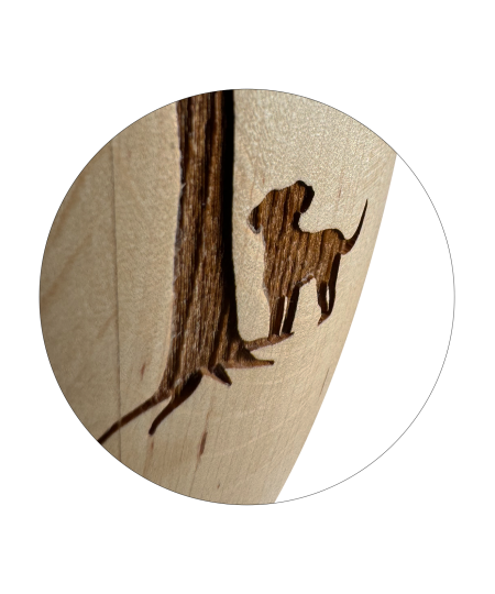Holzurne Edition Timber Erlenholz