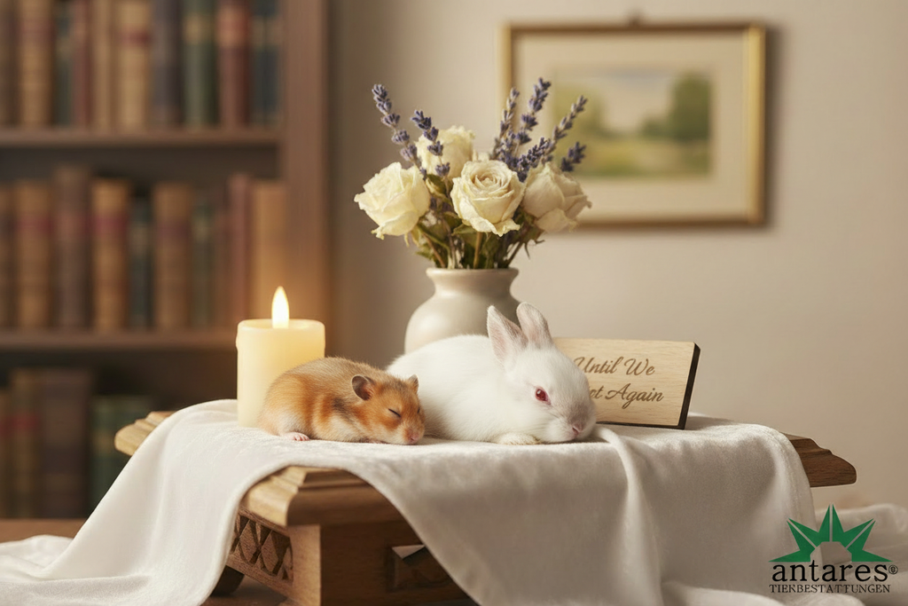 Wellensittich, Maus, Hamster und Kaninchen – Einzeleinäscherung bis 1 kg