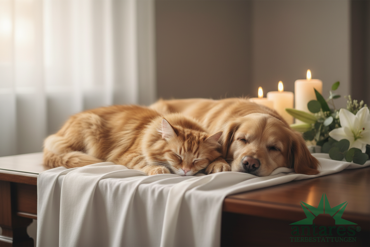 Katze und kleiner Hund – Einzeleinäscherung bis 10 kg